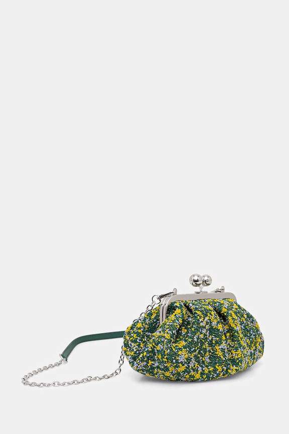 Kabelka s prímesou vlny Weekend Max Mara ACCENNI 2615511154600 zelená SS26
