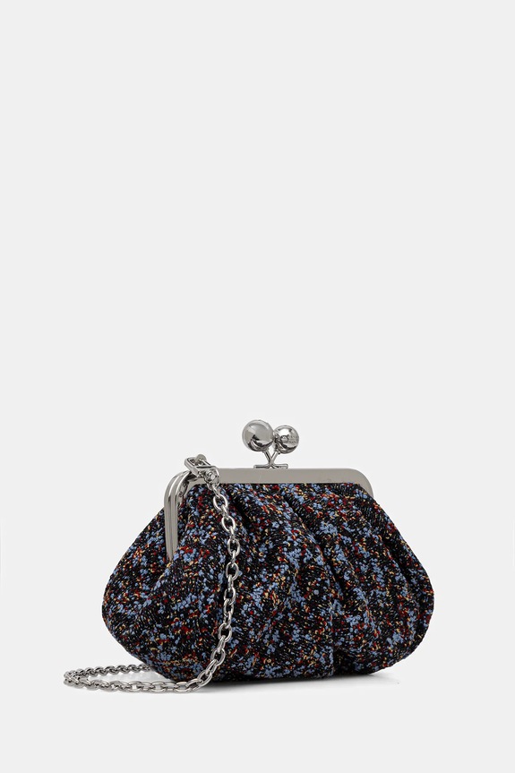 Kabelka s prímesou vlny Weekend Max Mara ACCENNI 2615511154600 modrá SS26