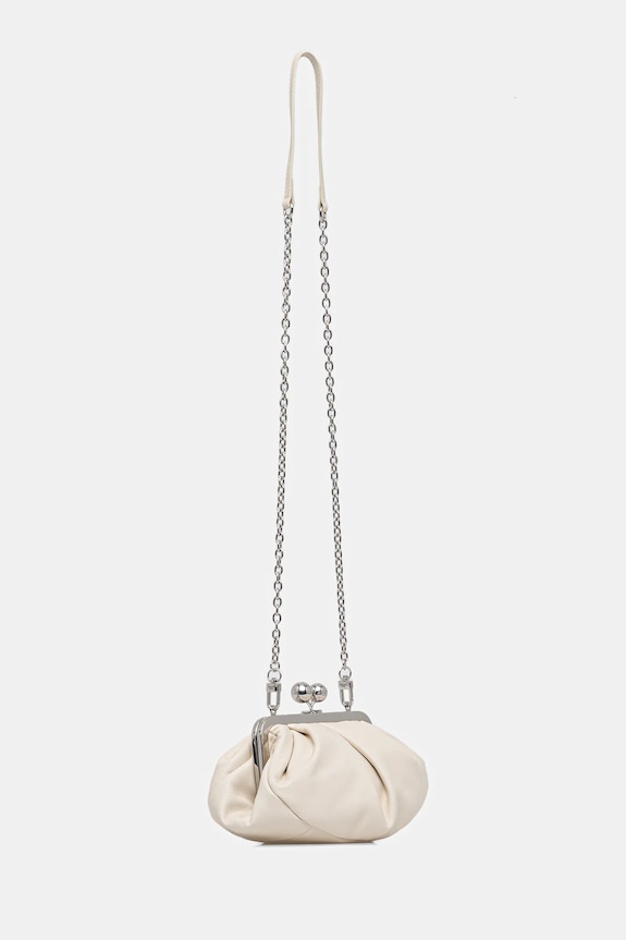 Weekend Max Mara torebka skórzana PRATI 2615511164600 beżowy SS26