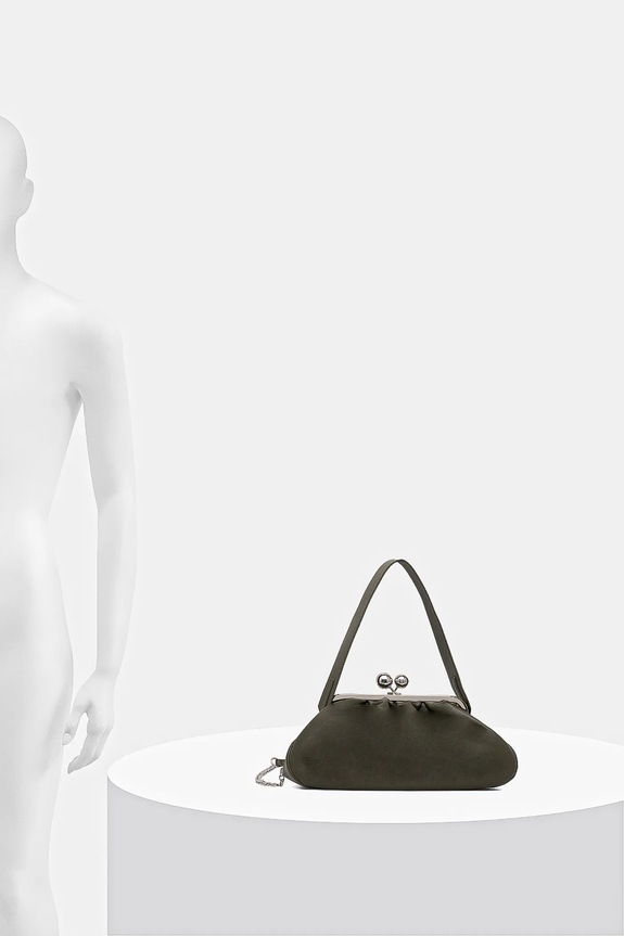 Kožená kabelka Weekend Max Mara CUBICO 2615511174600
