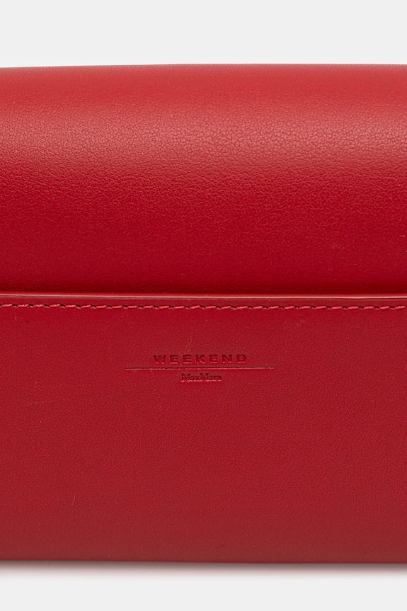 Weekend Max Mara geantă de piele PEGASO rosu 2615711034600