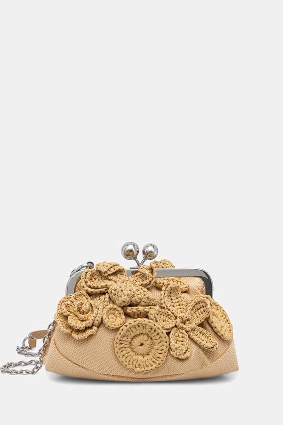 Weekend Max Mara geantă plic pentru femei ACOMUNE bej 2615511045600