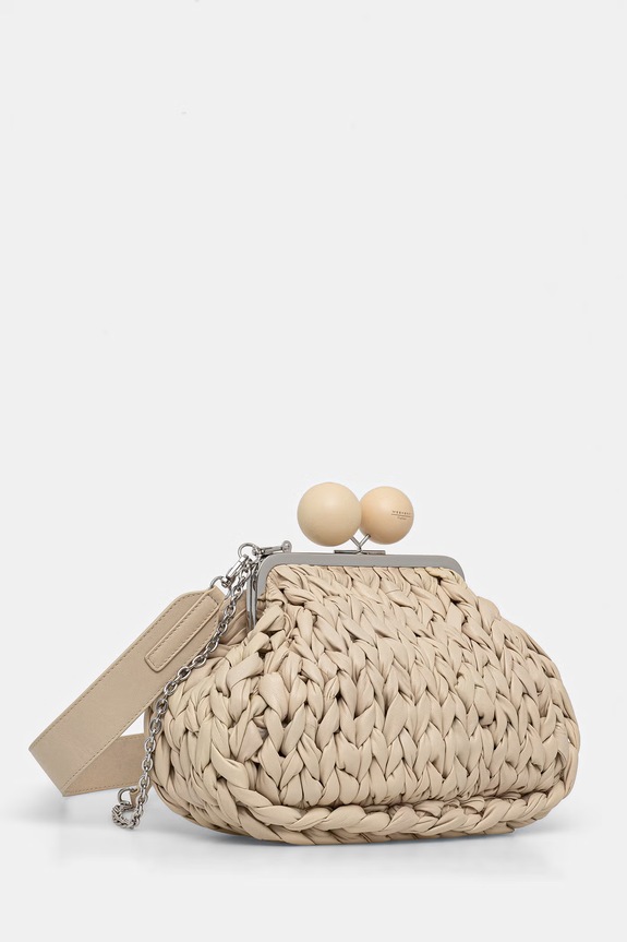 Weekend Max Mara torebka crossbody damska skórzana ALIBERO 2615511055600 beżowy SS26