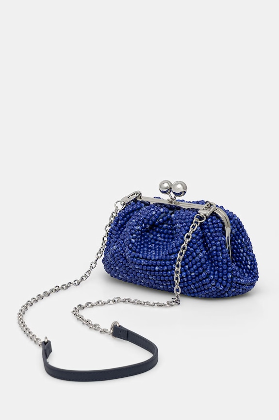 Doplnky Weekend Max Mara crossbody kabelka dámska AESCHIMO 2615511085600 modrá