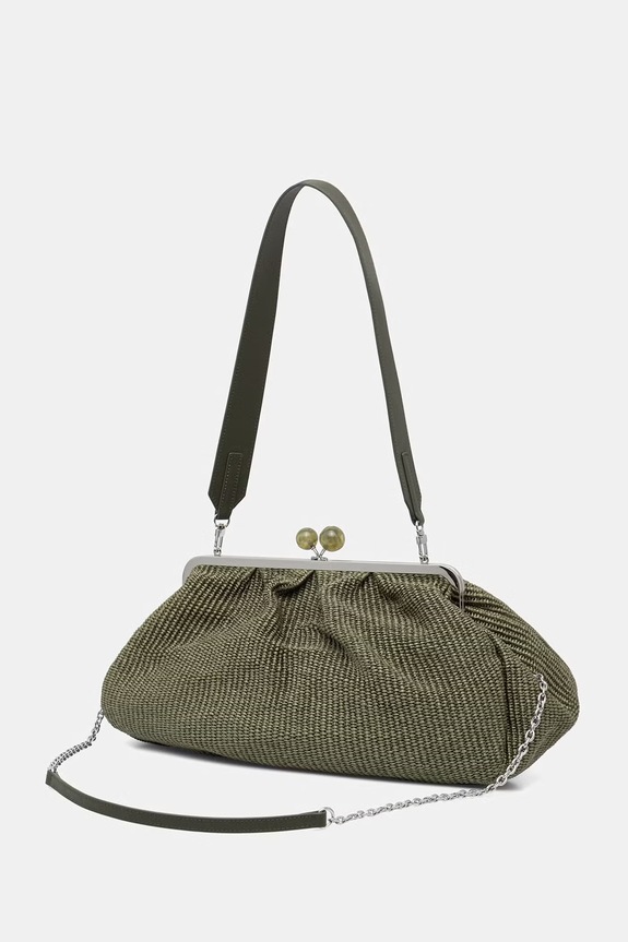 Doplnky Weekend Max Mara kabelka dámska ANABARRO 2615511095600 zelená