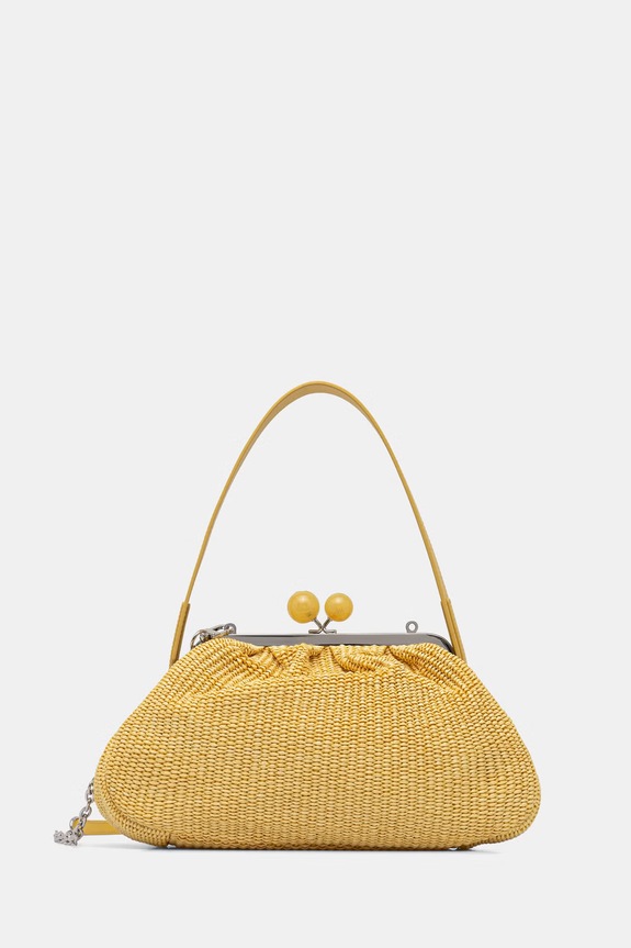 Weekend Max Mara geantă de damă AFORTUNA galben 2615511105600