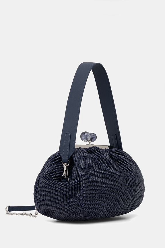 Weekend Max Mara kabelka dámska AFORTUNA 2615511105600 tmavomodrá SS26