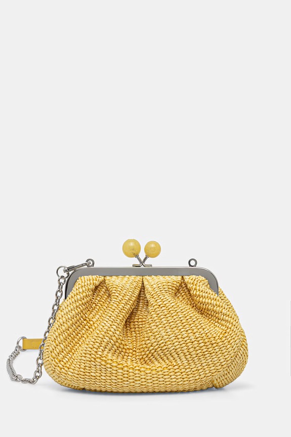Weekend Max Mara geantă crossbody pentru femei APALMAS galben 2615511115600