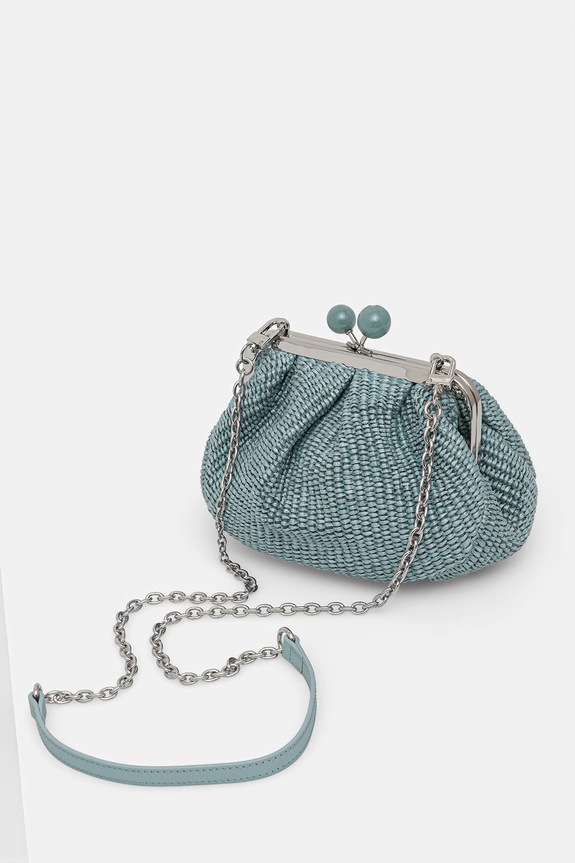 Accesorii Weekend Max Mara geantă crossbody de damă APALMAS 2615511115600 turcoaz