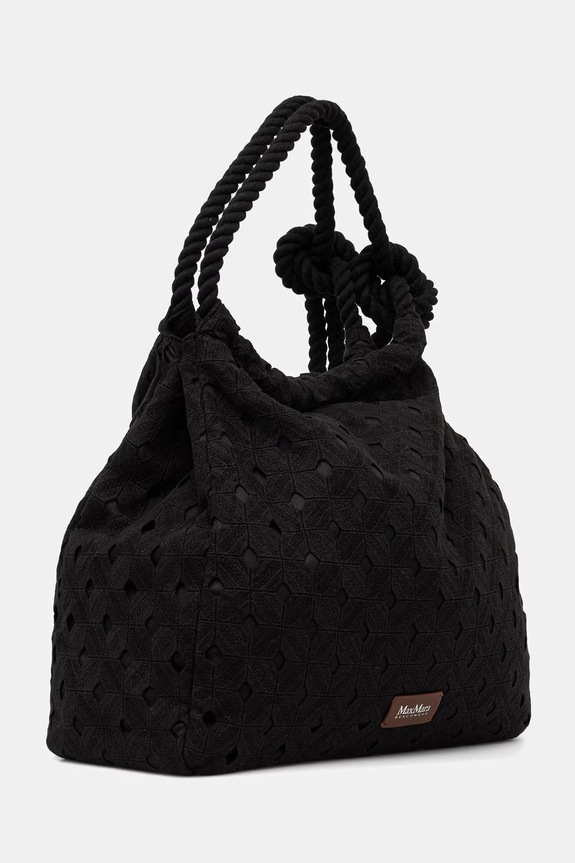 Max Mara Beachwear geantă shopper pentru femei ARTE 2616511019600 negru SS26