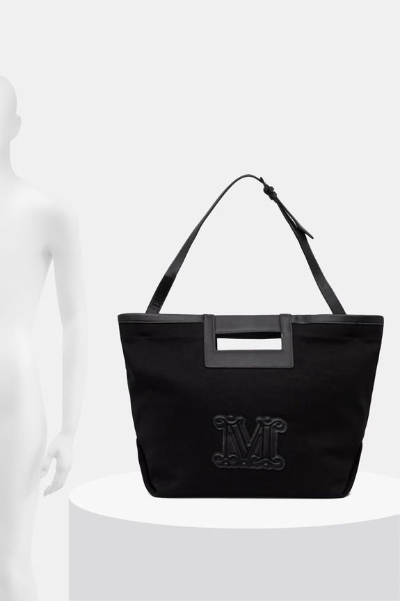 Max Mara Beachwear torba za na plažo ženska bombažna ECRU 2616511039600
