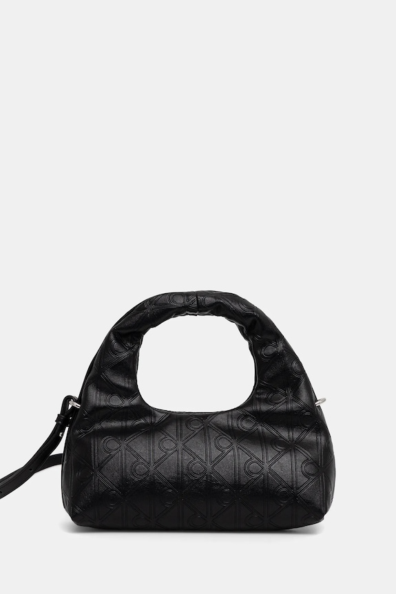 Calvin Klein torebka nie mieści A4 czarny LV04F3200G