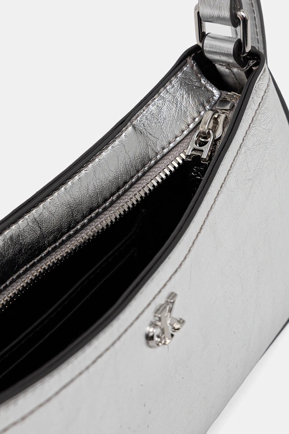 Kabelka Calvin Klein strieborná LV04F3304G