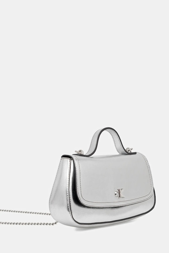 Kabelka Calvin Klein LV04F3306G strieborná SS26