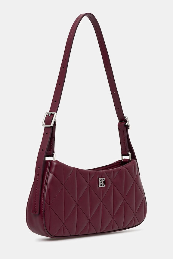 Kabelka Calvin Klein LV04F3327G burgundské SS26