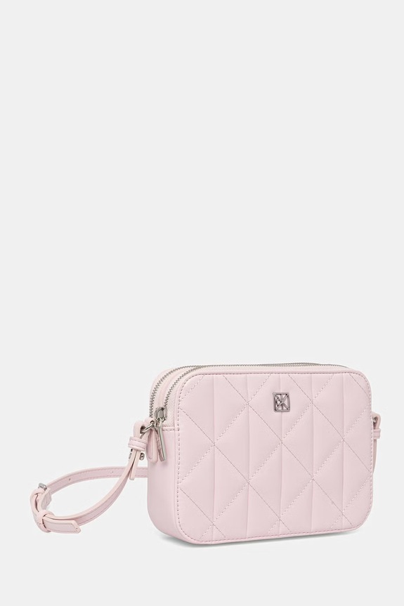 Calvin Klein torebka crossbody damska z imitacji skóry LV04F3328G różowy SS26