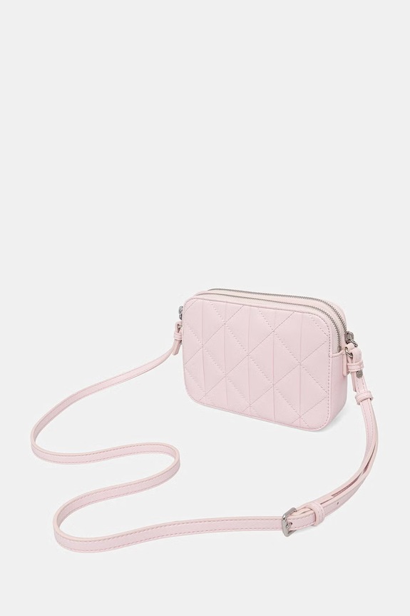 Akcesoria Calvin Klein torebka crossbody damska z imitacji skóry LV04F3328G różowy