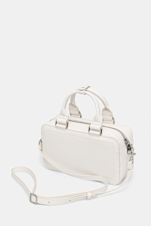 Akcesoria Calvin Klein torebka damska z imitacji skóry LV04F3411G biały