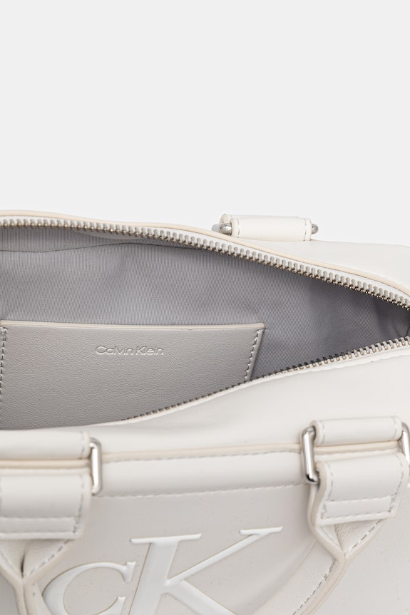 Calvin Klein torebka damska z imitacji skóry LV04F3411G biały