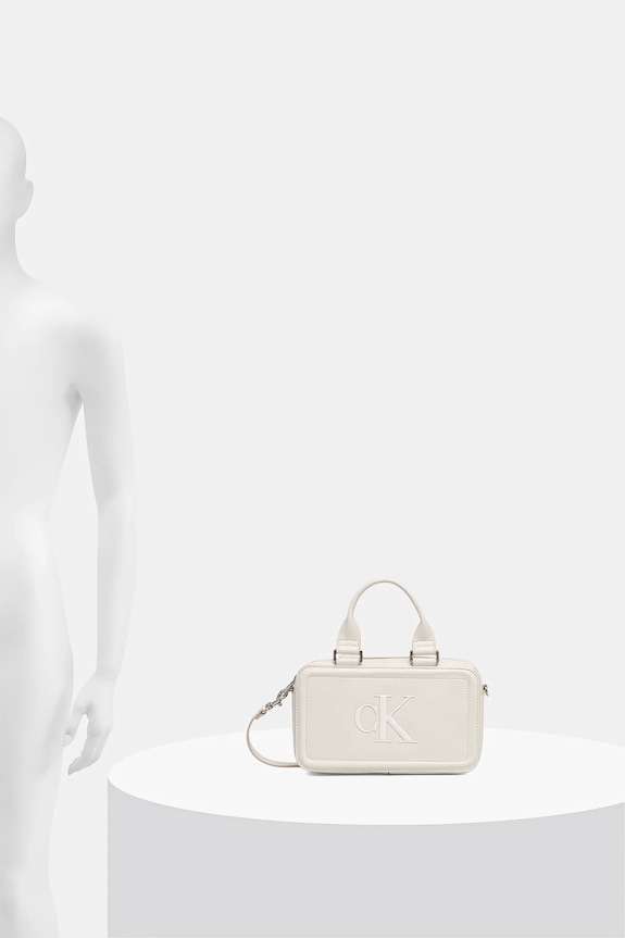 Calvin Klein geantă de damă cu imitație de piele LV04F3411G