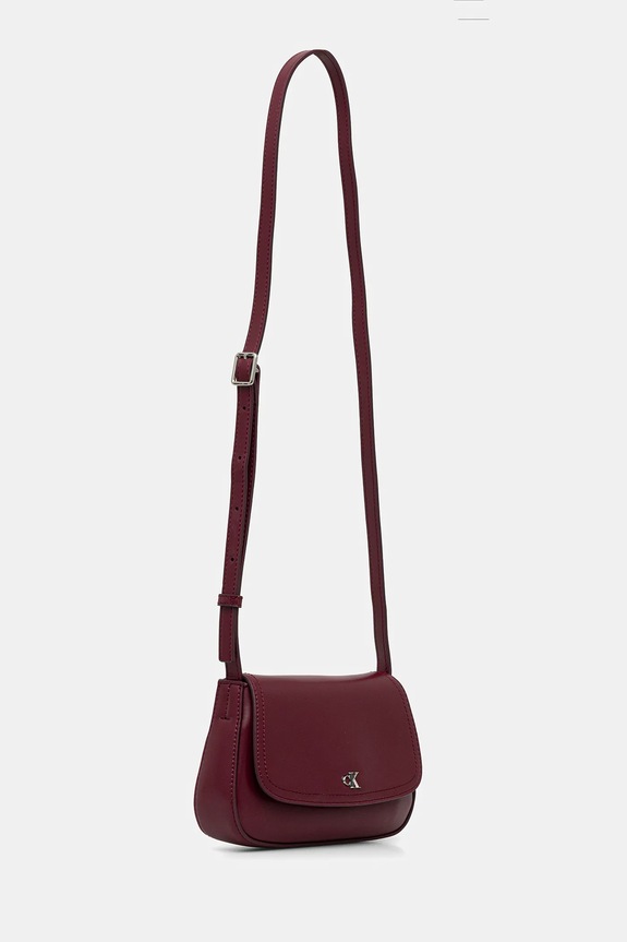 Calvin Klein poșetă LV04F3421G burgundia SS26