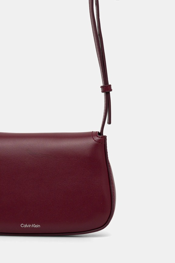Accesorii Calvin Klein poșetă LV04F3421G burgundia