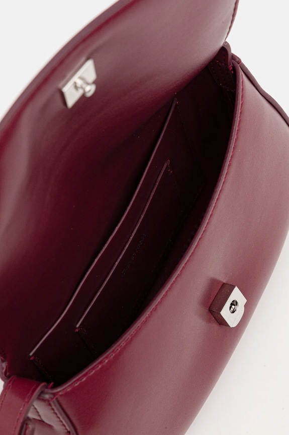 Calvin Klein poșetă LV04F3421G burgundia