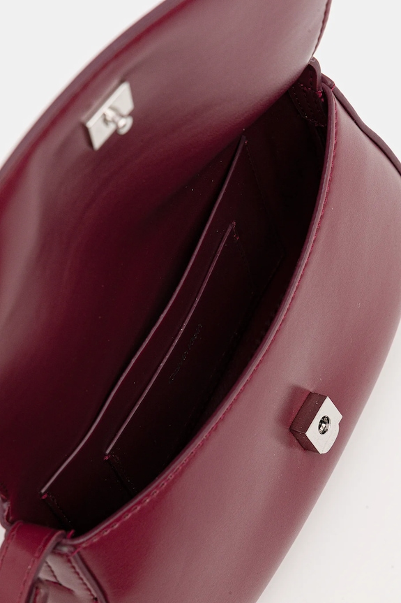 Calvin Klein poșetă LV04F3421G burgundia