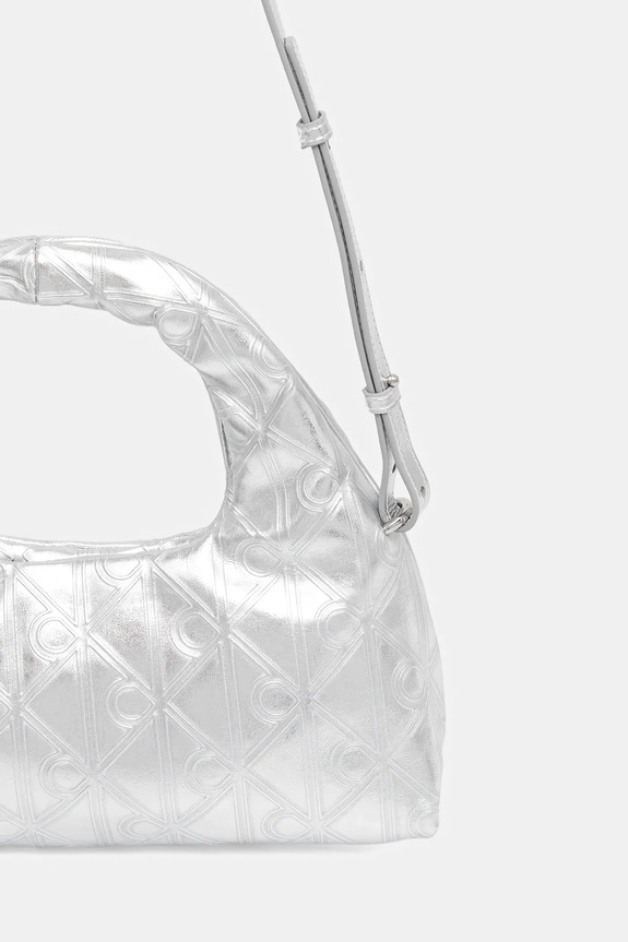 Doplnky Kabelka Calvin Klein LV04F3444G strieborná