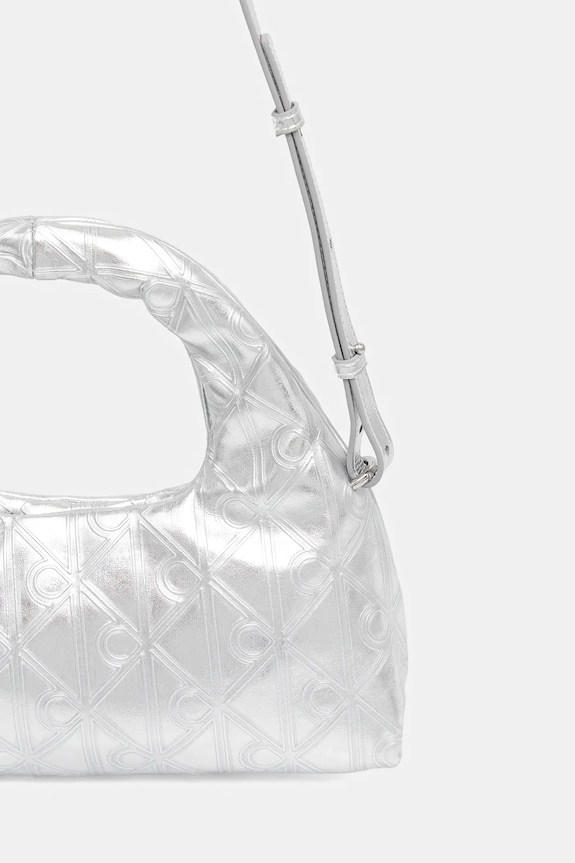Doplnky Kabelka Calvin Klein LV04F3444G strieborná