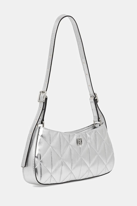 Kabelka Calvin Klein LV04F3445G strieborná SS26