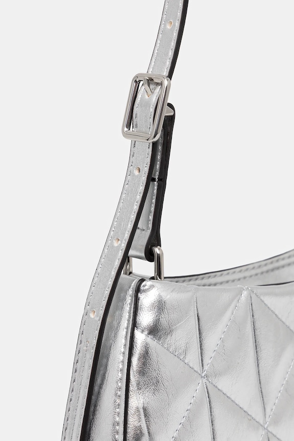 Kabelka Calvin Klein strieborná LV04F3445G