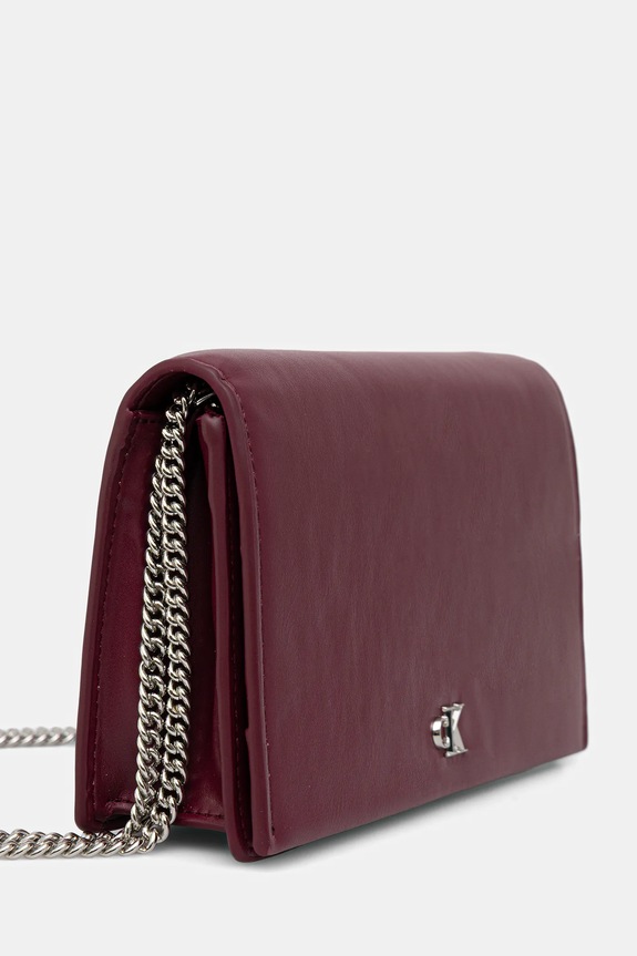 Чанта Calvin Klein LV04F3319G бордо SS26