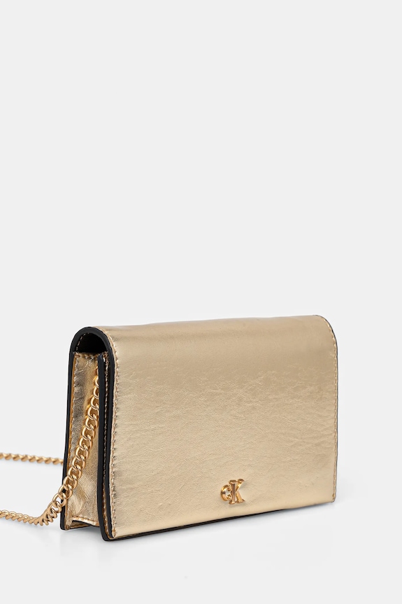 Calvin Klein portfel LV04F3320G złoty SS26