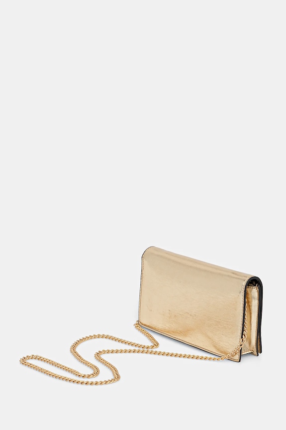 Akcesoria Calvin Klein portfel LV04F3320G złoty