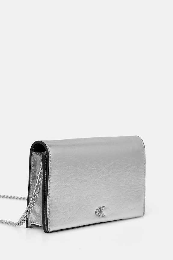 Denarnica Calvin Klein LV04F3320G srebrna SS26