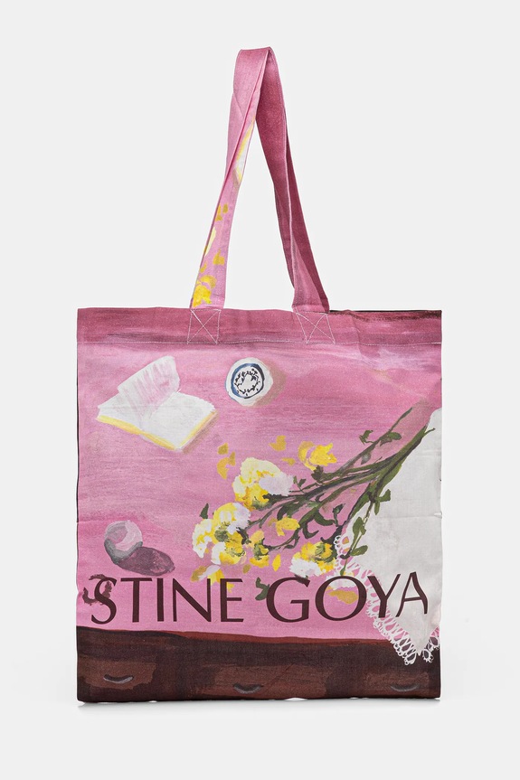 Хлопковая сумка Stine Goya узор розовый SG.PS26.A016.2285