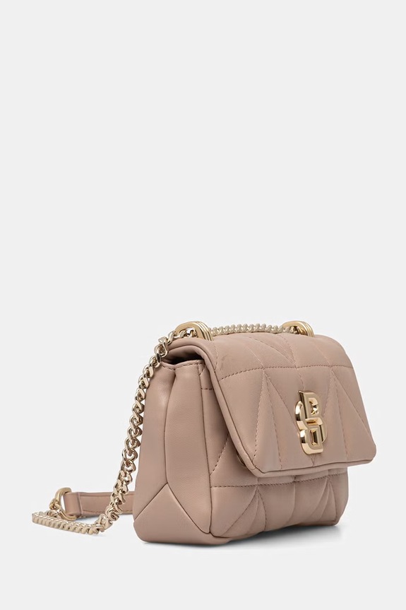 BOSS crossbody kabelka dámská z imitace kůže B_ICON S Sh. Bag QN 50557965 béžová SS26