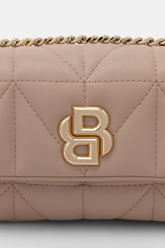 BOSS crossbody kabelka dámská z imitace kůže B_ICON S Sh. Bag QN béžová 50557965