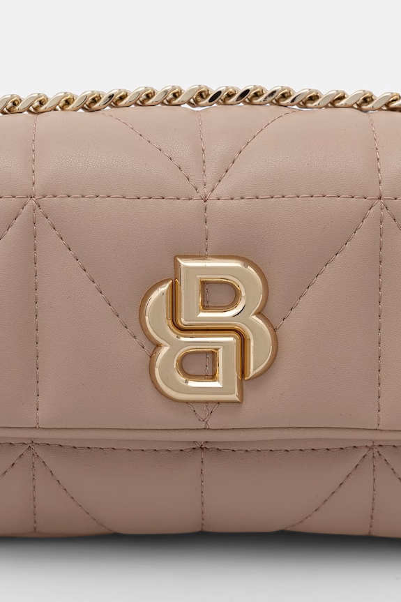 BOSS crossbody kabelka dámská z imitace kůže B_ICON S Sh. Bag QN béžová 50557965