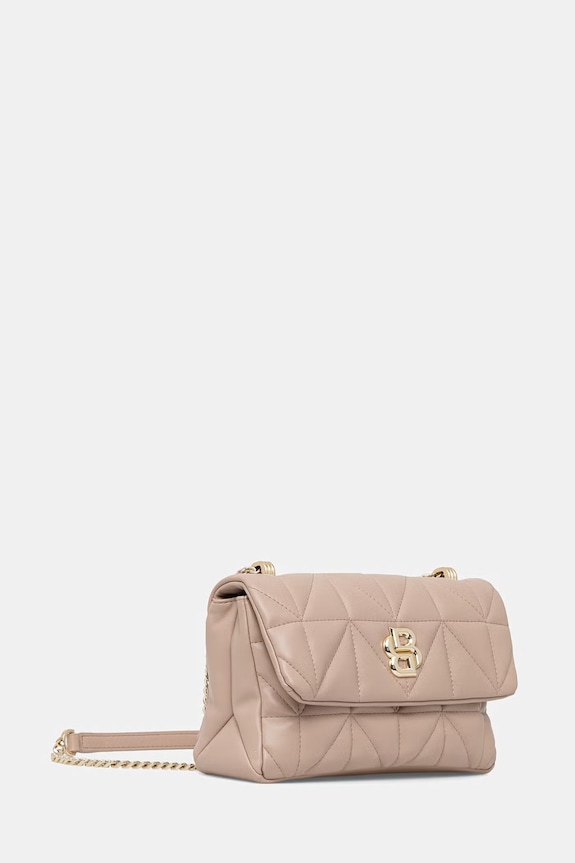 BOSS crossbody kabelka dámská z imitace kůže B_ICON M Sh. Bag QN 50557972 béžová SS26