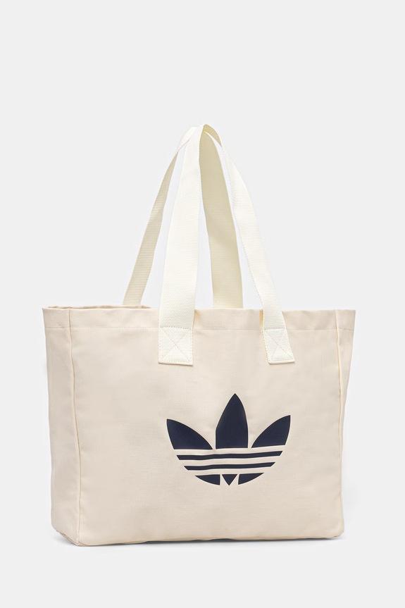 Бавовняна сумка adidas Originals JZ4286 бежевий SS26