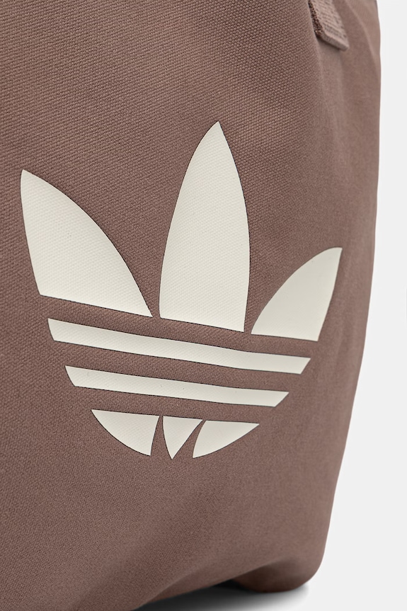 Бавовняна сумка adidas Originals коричневий JZ4287