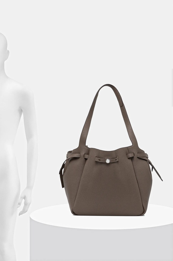Kožená kabelka Tory Burch Romy Pebbled Tote 163388.251
