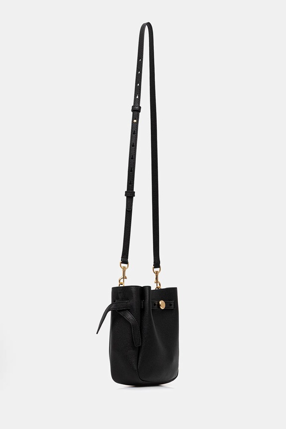 Kožna torba Tory Burch Roby Small 171002.001 crna SS26