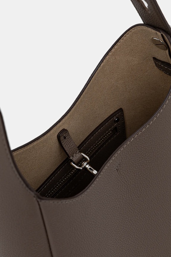 Kožená kabelka Tory Burch Romy Small 175172.250 hnedá