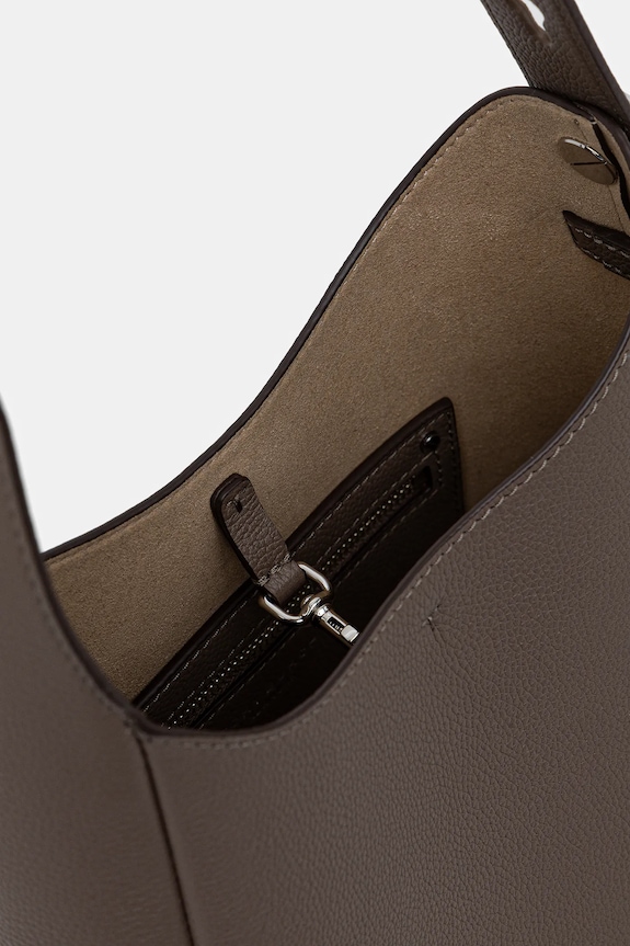 Kožená kabelka Tory Burch Romy Small 175172.250 hnedá