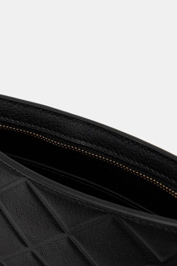 Δερμάτινη τσάντα Tory Burch Fleming 176623.001 μαύρο