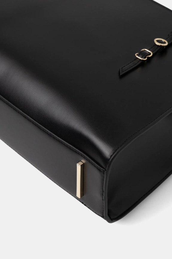 Τσάντα HUGO Syndra_Tote μαύρο 50557931