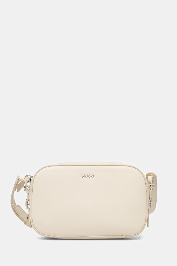 HUGO torebka Syndra_Crossbody nie mieści A4 beżowy 50557936